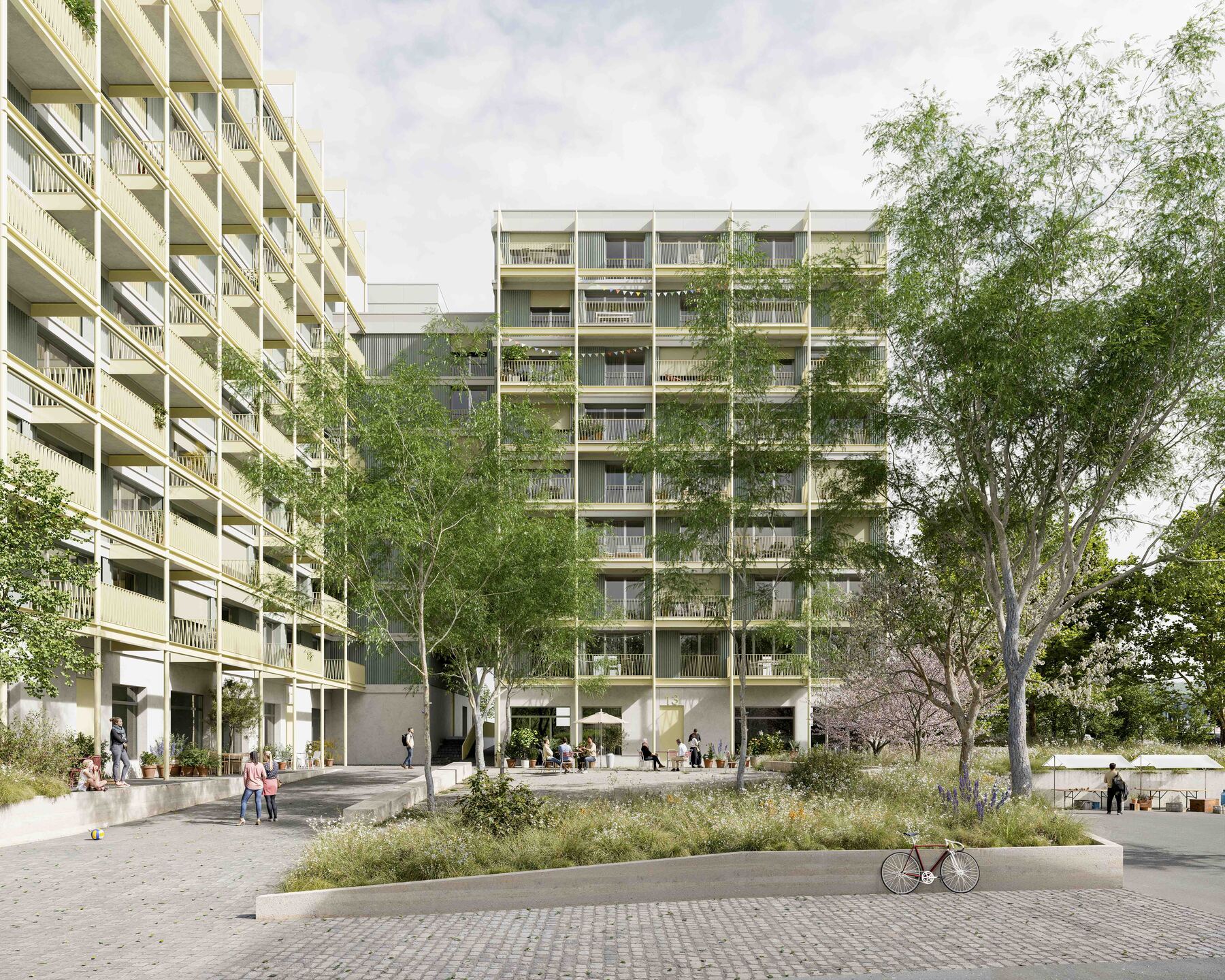 Teilgestaltungsplan "Markthof Schild Ost", Hertensteinstrasse / Kirchweg, Nussbaumen